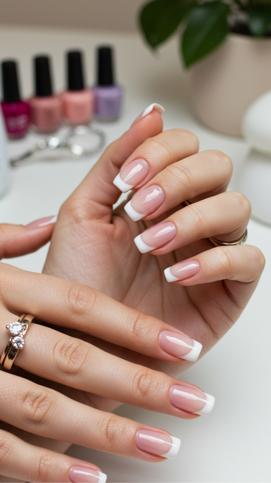 Elegant Ombre French Tips: A Soft Gradient for Modern Nails