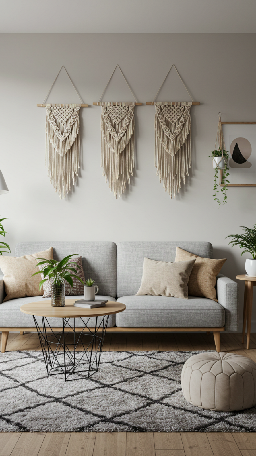 Stylish Macramé Wall Hangings to Elevate Your Modern Living Room