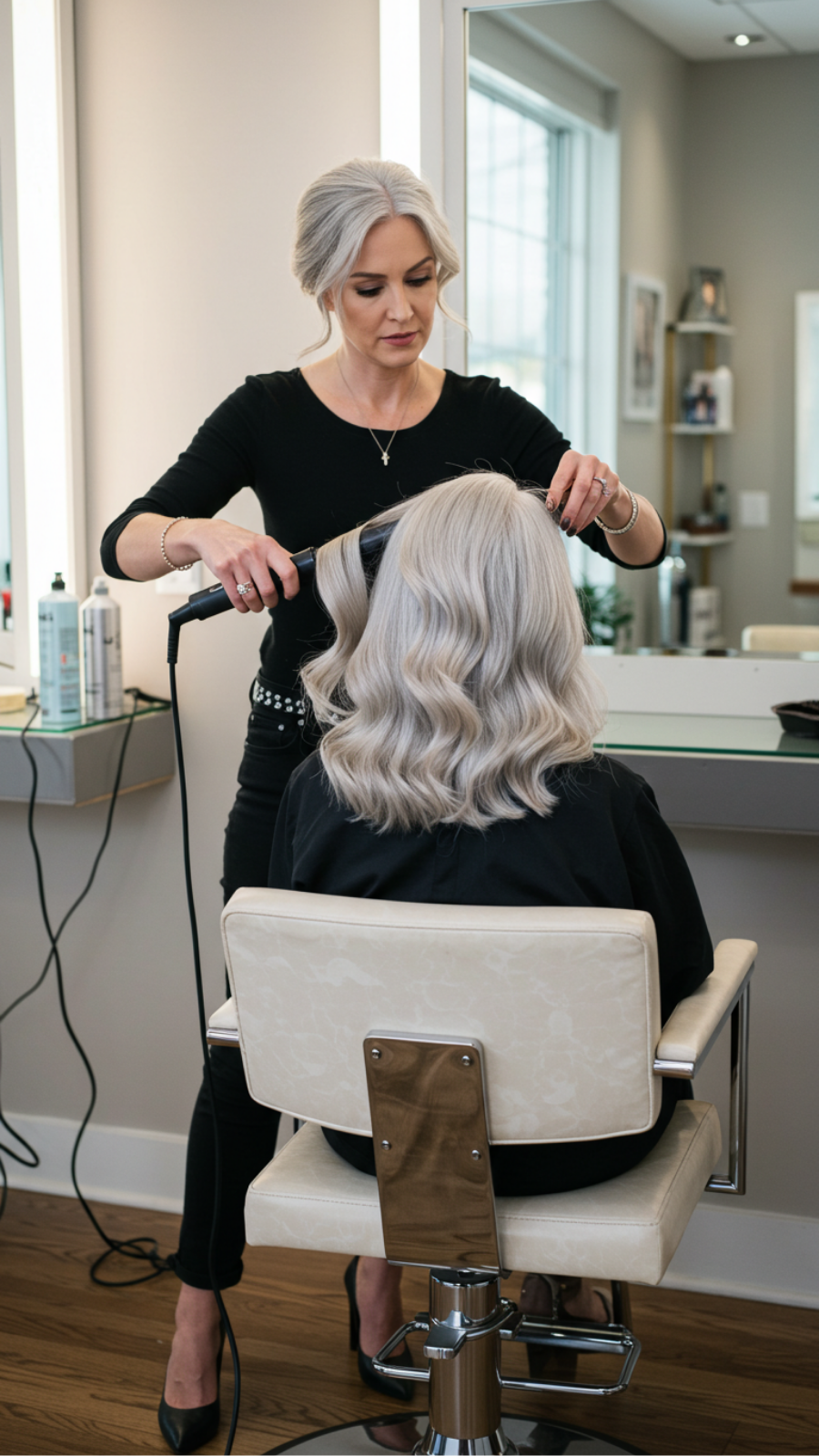 Styling Gray Hair: Modern Techniques for Effortless Waves