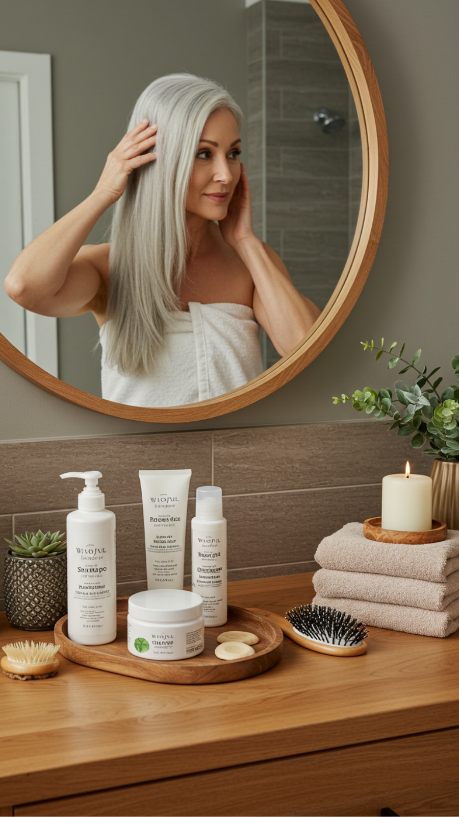 Mindful Grooming: Daily Routines for Beautiful Gray Locks