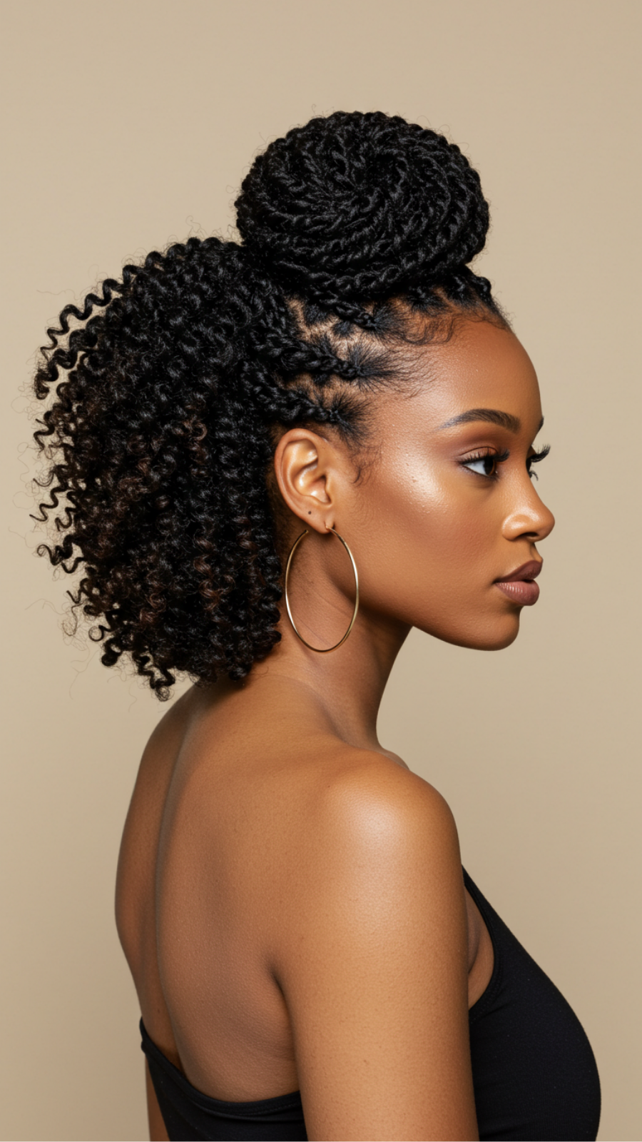 Innovative Twisted Halo: A Unique Spin on Protective Hairstyles