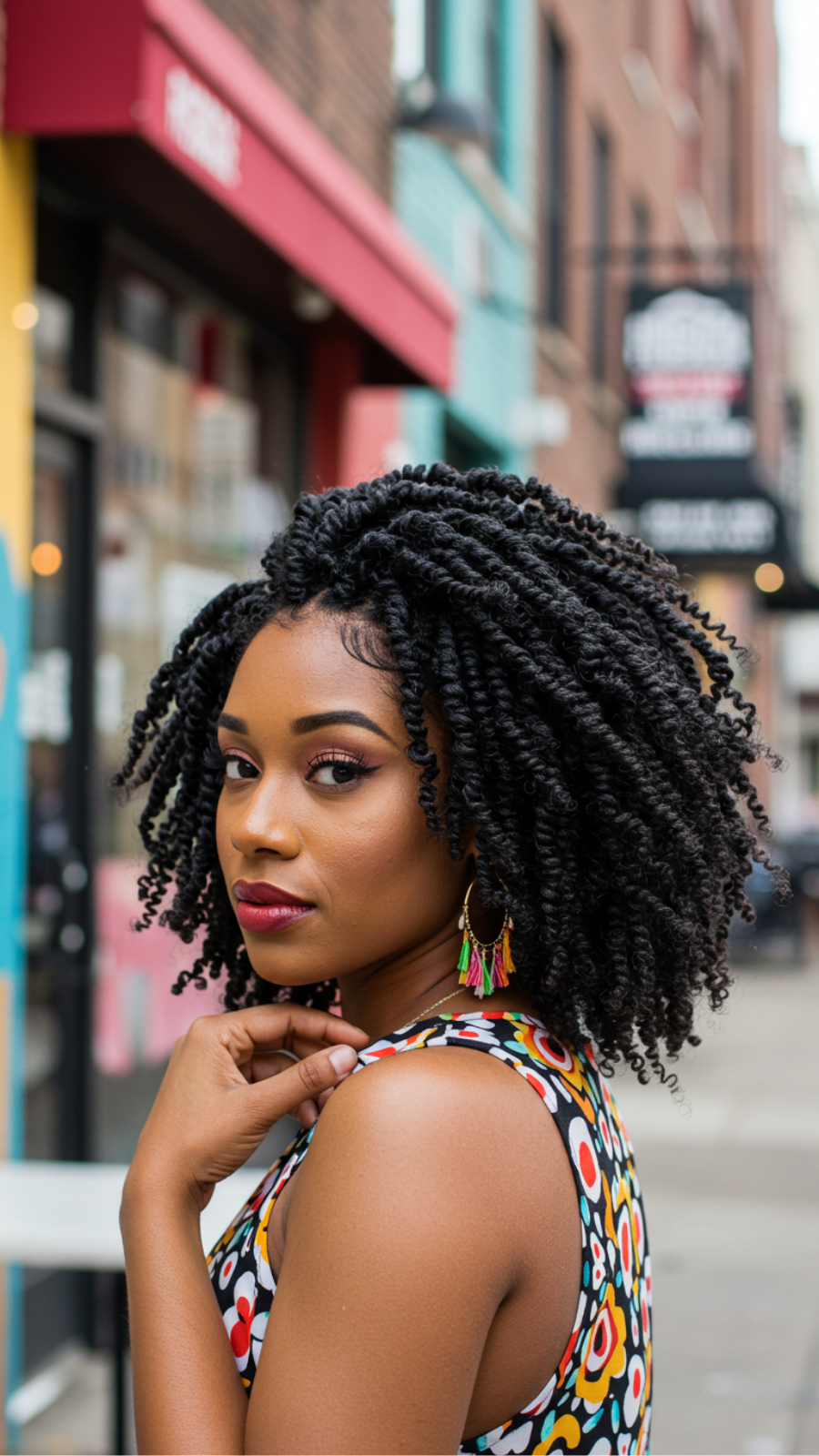 Chunky Senegalese Twists: A Trendy Take on Protective Styling