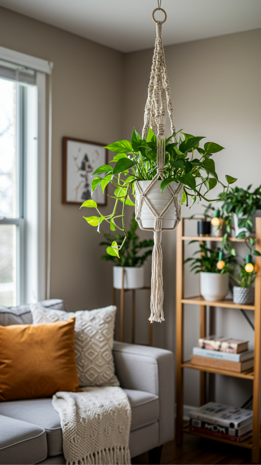 DIY Macrame Plant Hangers to Elevate Indoor Greenery