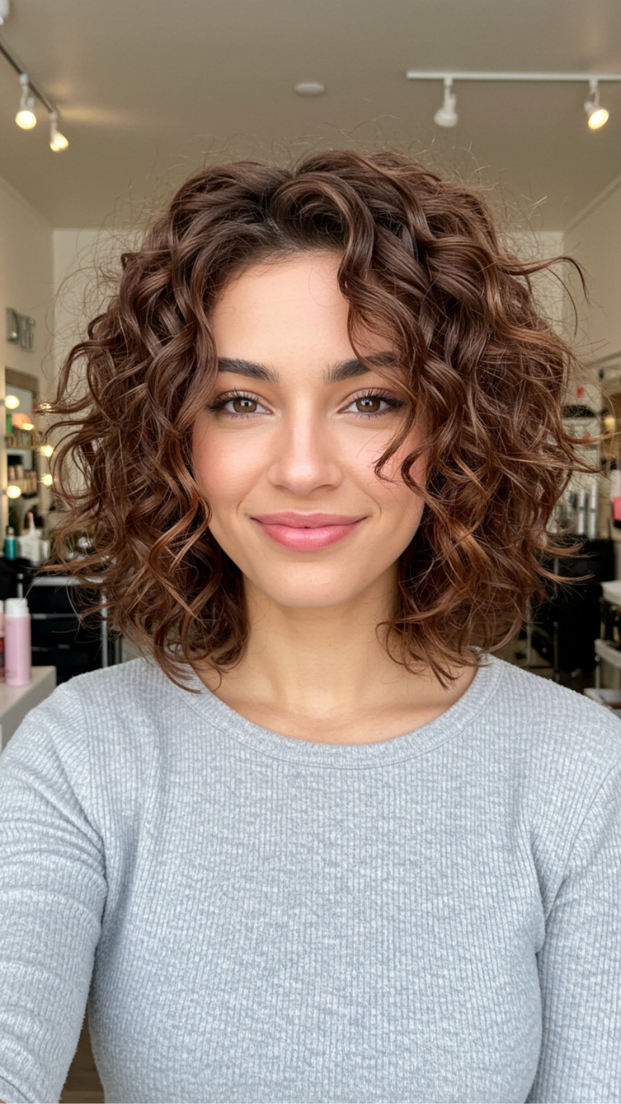 Deconstructed Lob: A Modern Twist on Curly Hair Trends