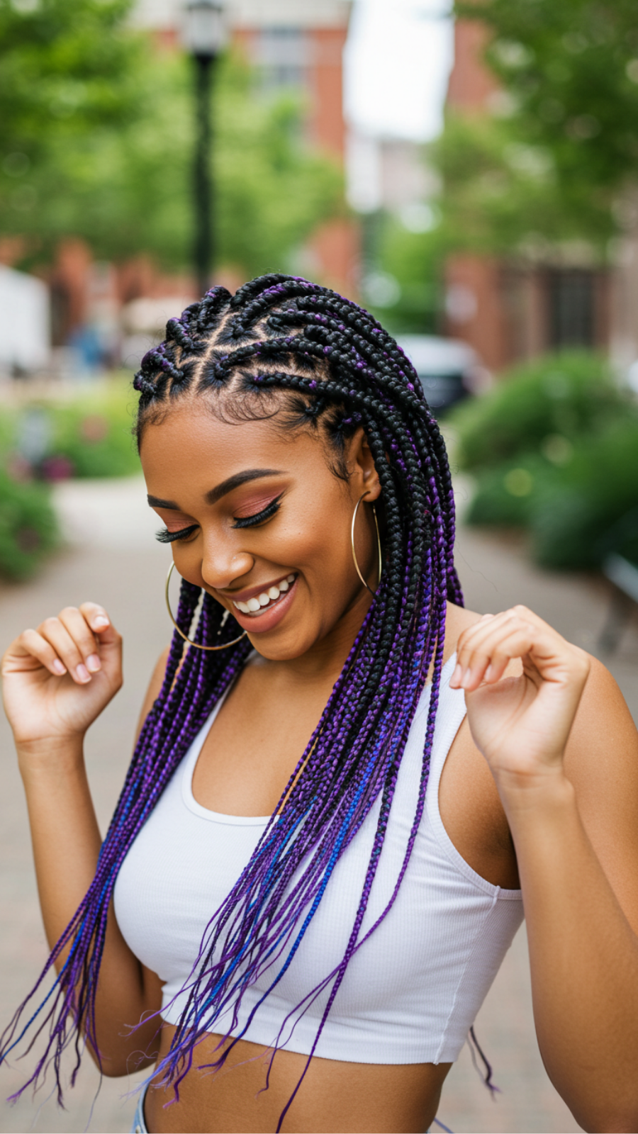 Vibrant Crochet Braids: Fun and Low-Maintenance Protective Style