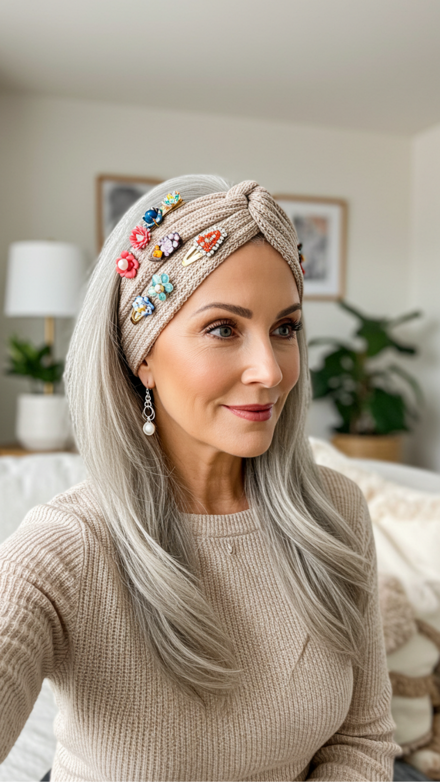 Accessorizing Your Gray Hair: Headbands and Hair Clips Trends