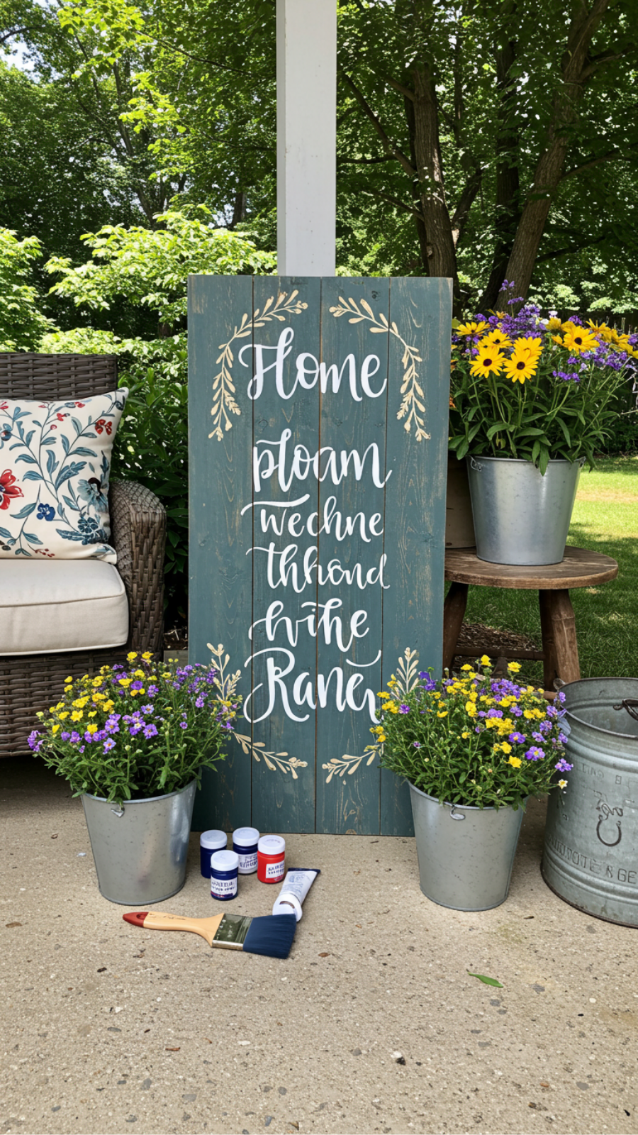 Hand-Painted Wooden Signs: Add Rustic Charm to Any Space