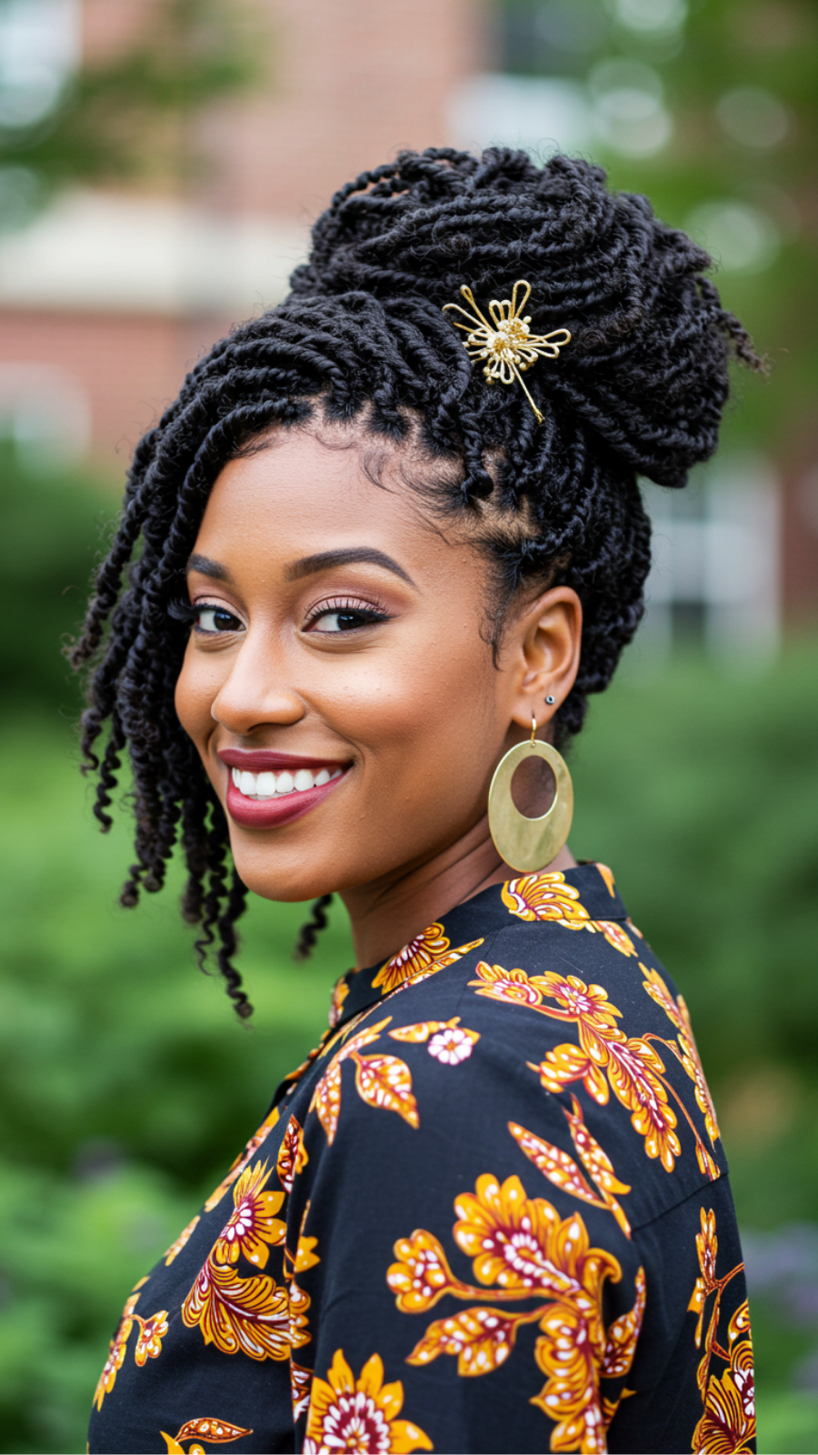 Twisted Updos: Chic Protective Styles for Natural Hair Events