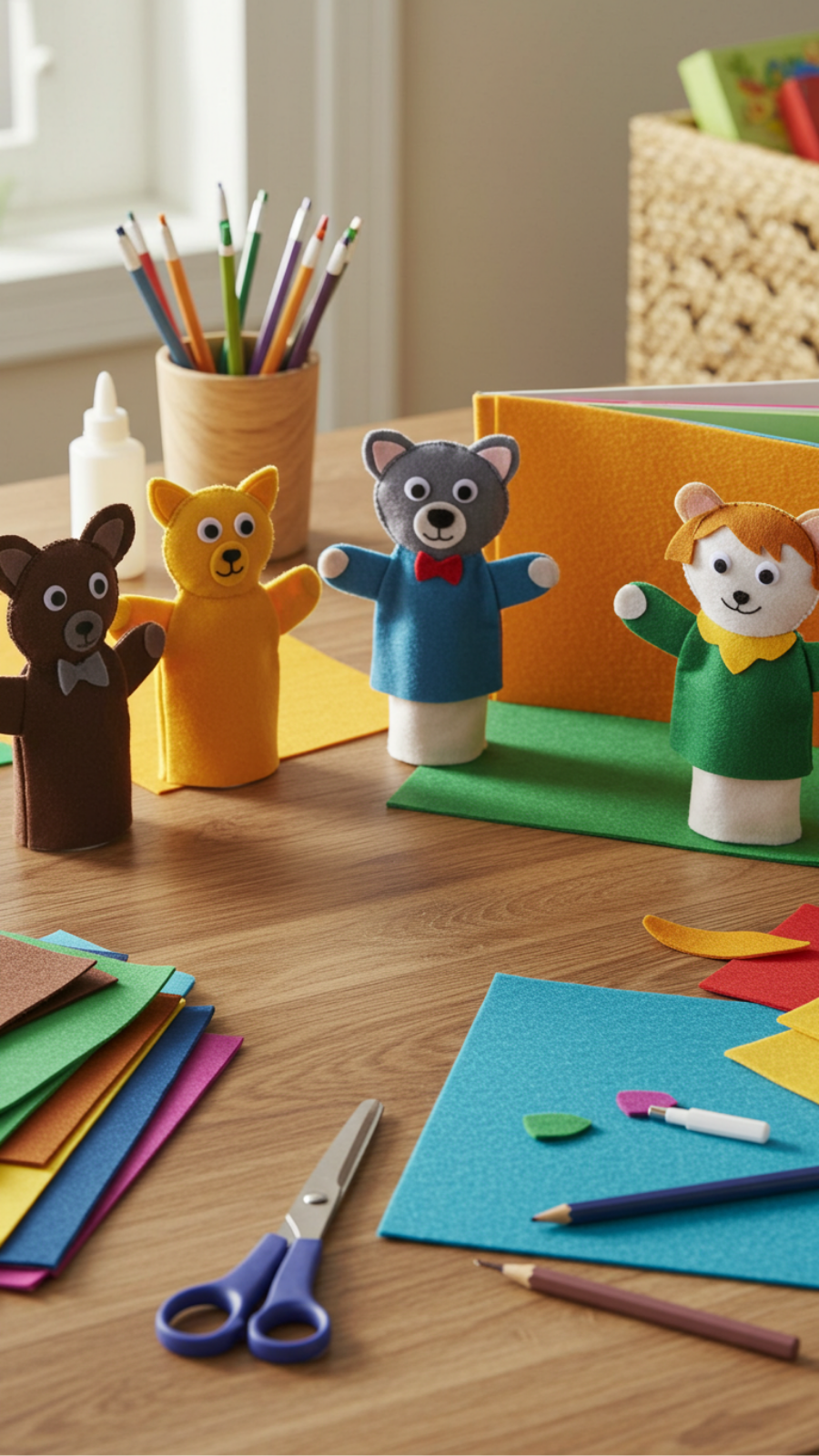 Simple DIY Felt Puppets: Engaging Storytelling Tools