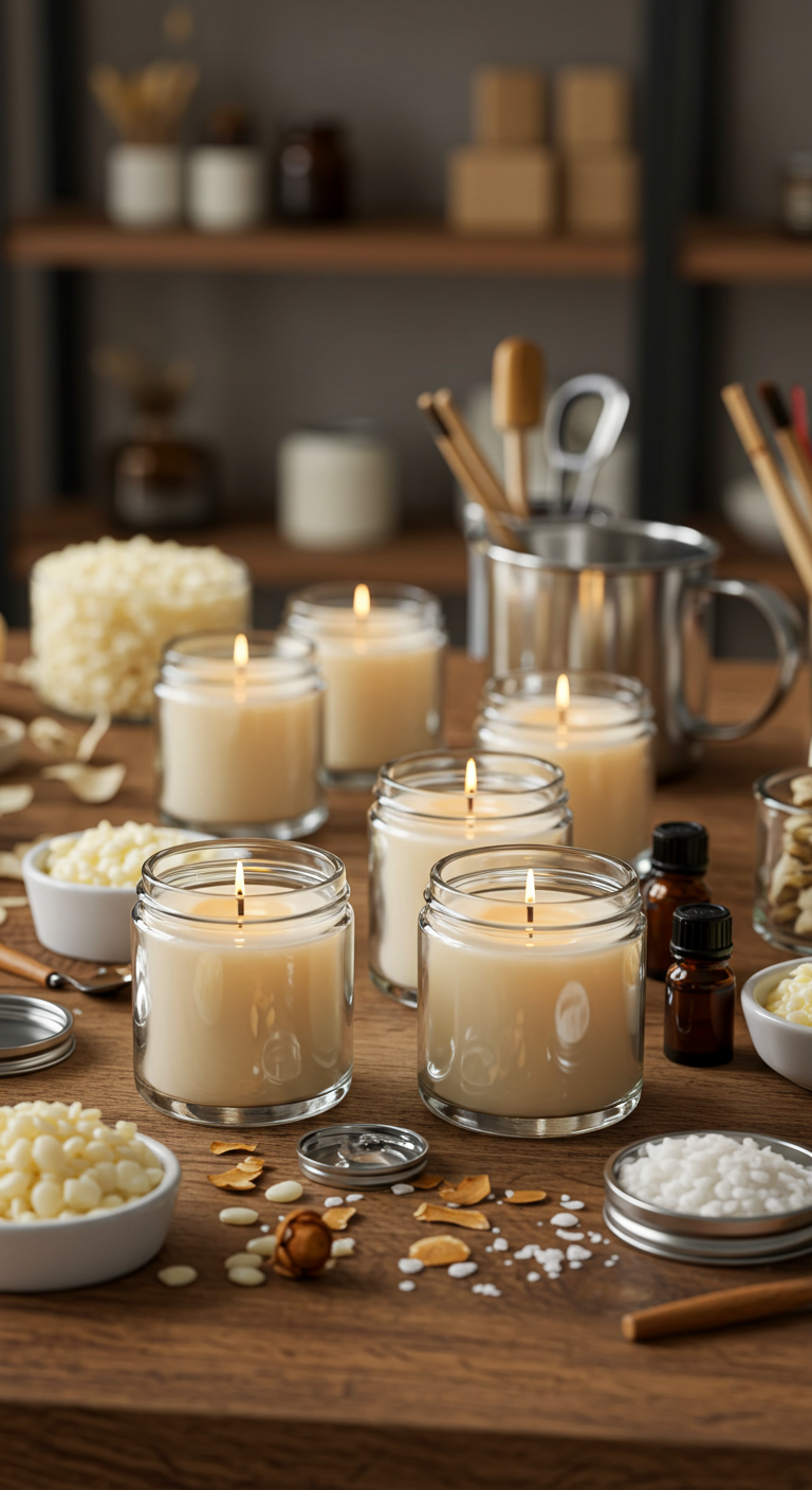 Eco-Friendly Soy Wax Candles: A Profitable DIY Project