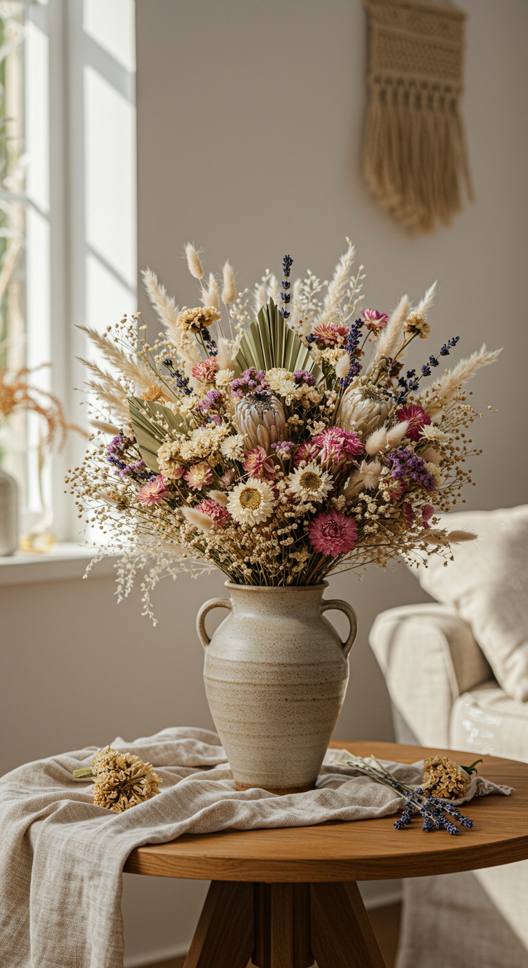 Dried Flower Arrangements: Nature-Inspired Tranquility