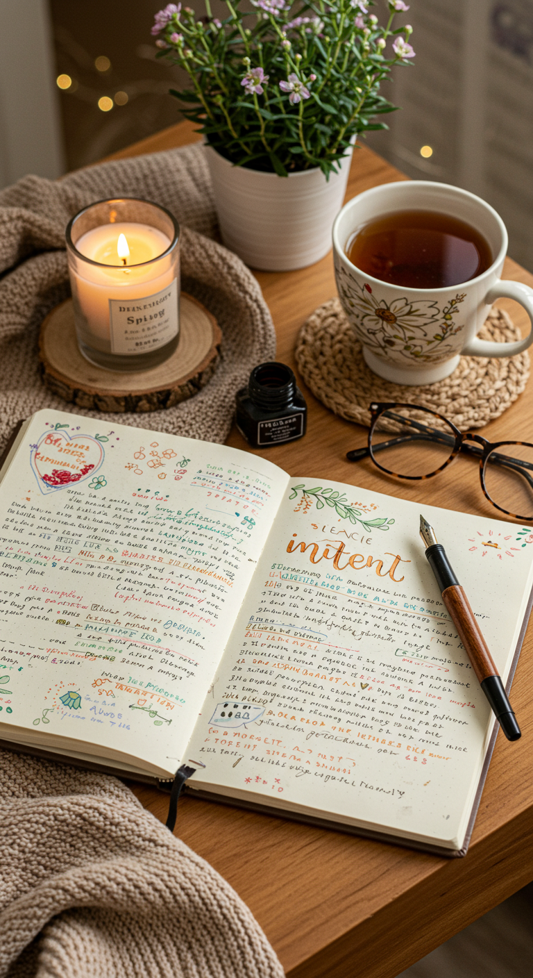 Journaling with Intent: Crafting Mindfulness Pages