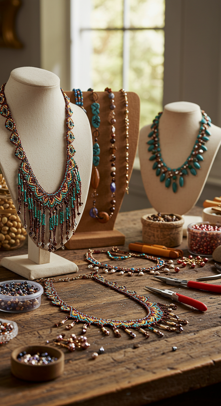 Bohemian Beaded Necklaces: Fashion-Forward Jewelry Making