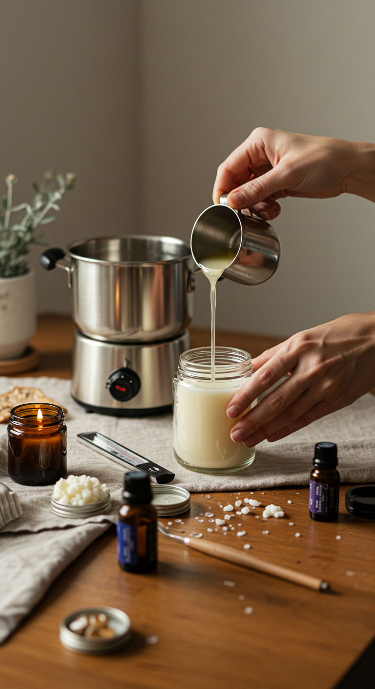 Scented Soy Candle Making: Crafting Tranquility at Home