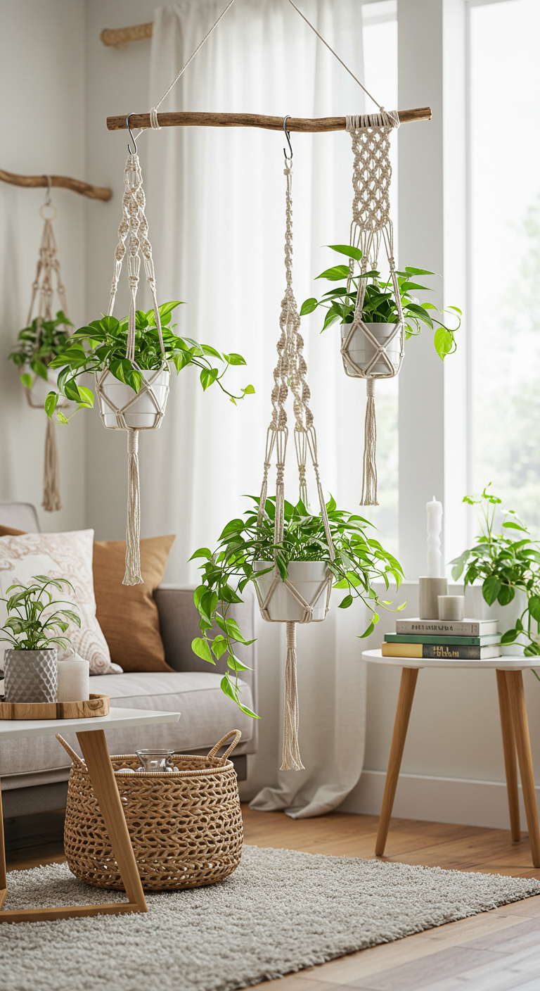 Handcrafted Macrame Plant Hangers: Trendy Home Decor to Sell