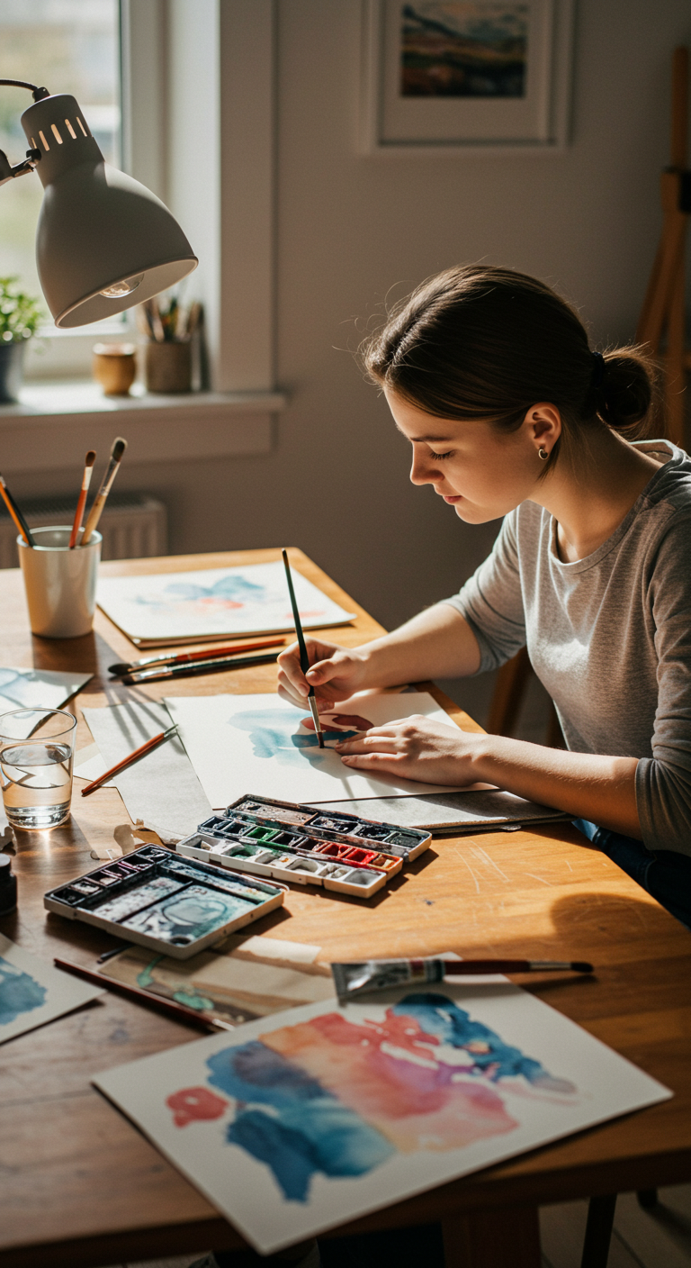 Watercolor Painting Techniques: Expressive Calm for Beginners