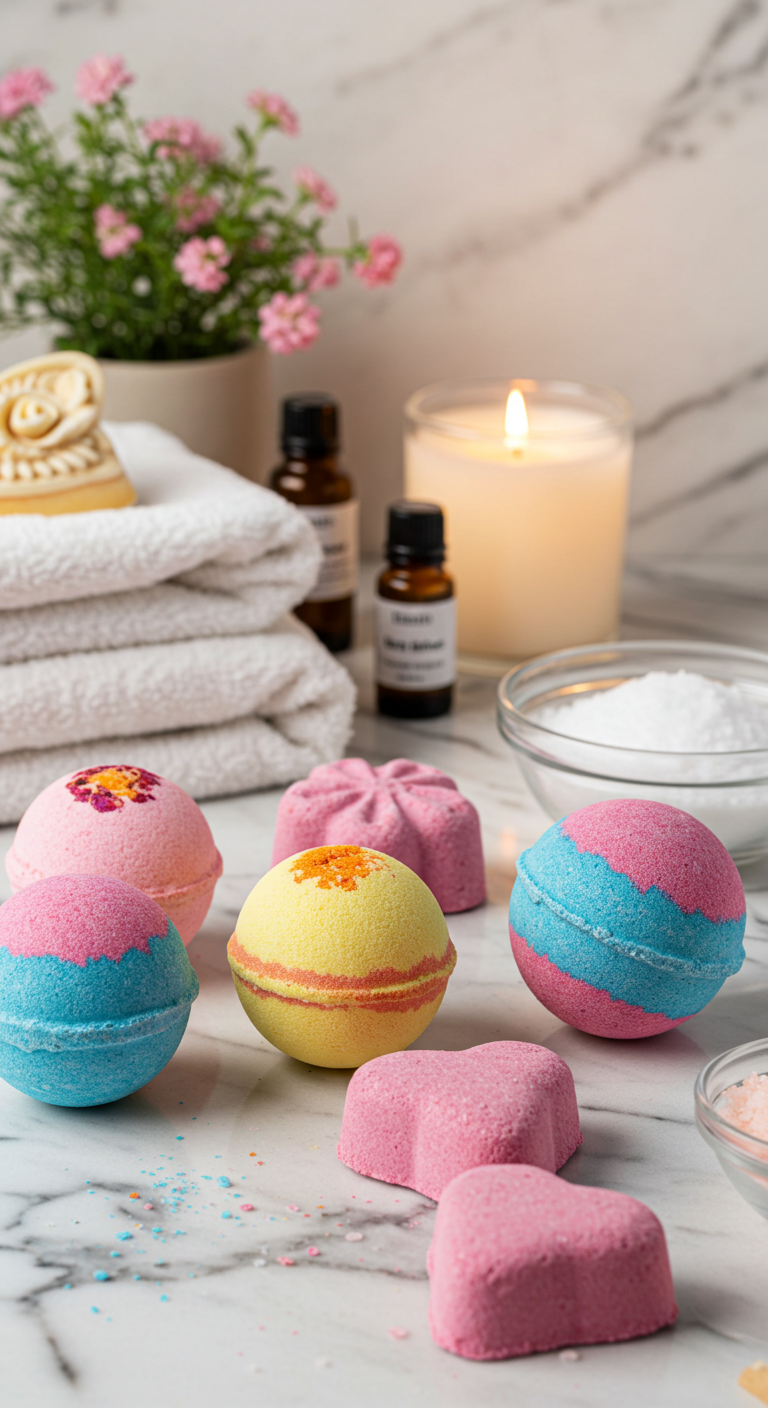 Luxury Bath Bombs: DIY Spa Treats that Attract Customers