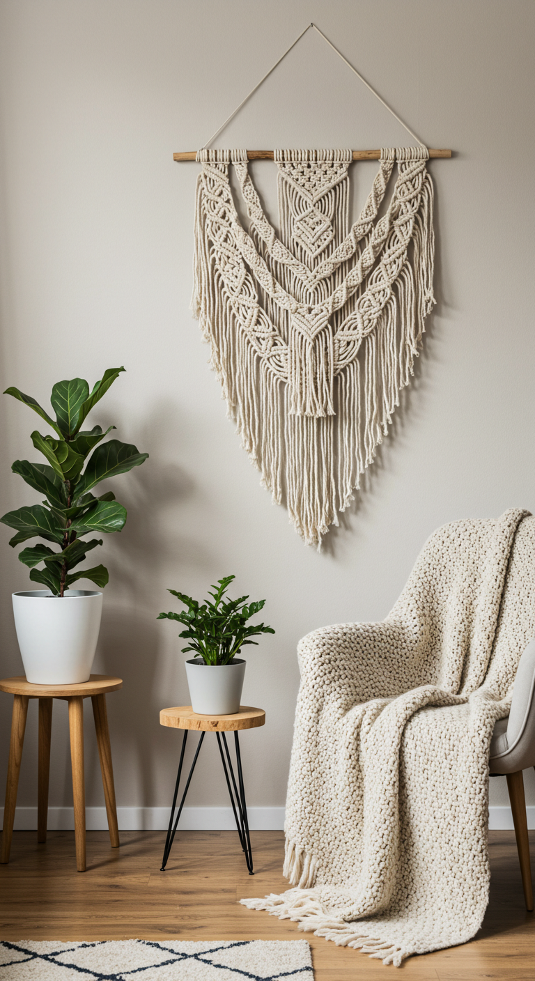 Macramé Wall Hangings: Knots for Serenity and Style