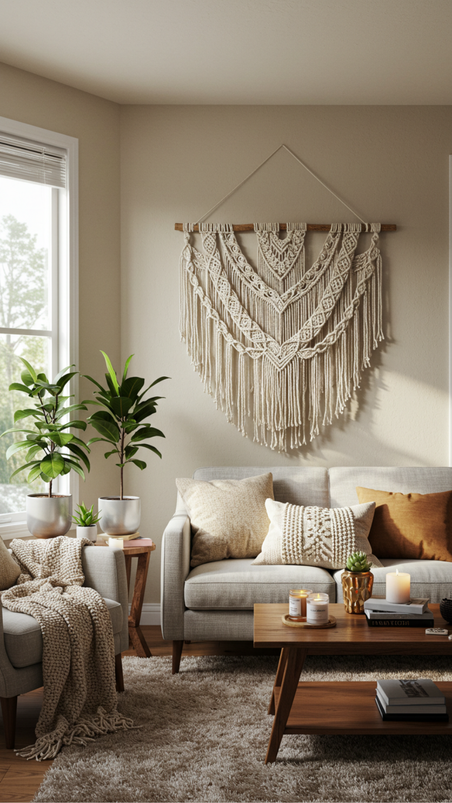 Modern Macramé Wall Hangings for a Boho Chic Vibe