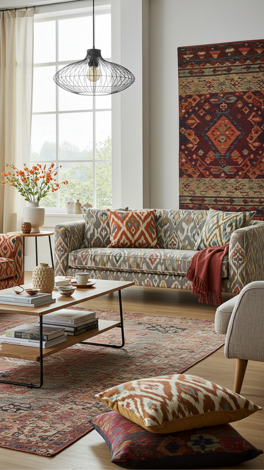 Incorporate Traditional Textile Patterns into Contemporary Upholstery