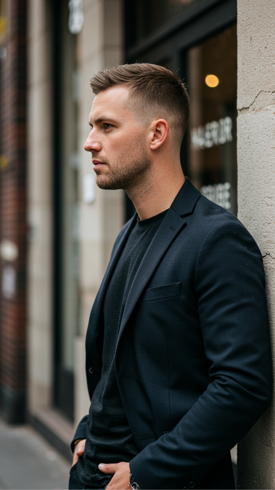 Classic Crew Cut: Timeless Style with Minimal Effort