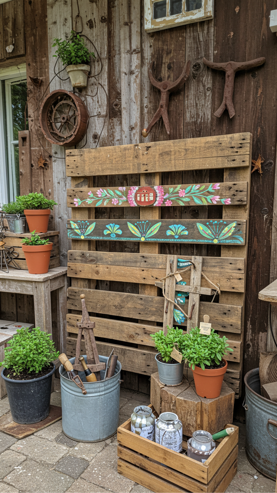 Upcycled Wooden Pallet Art: Rustic Decor with a Personal Touch