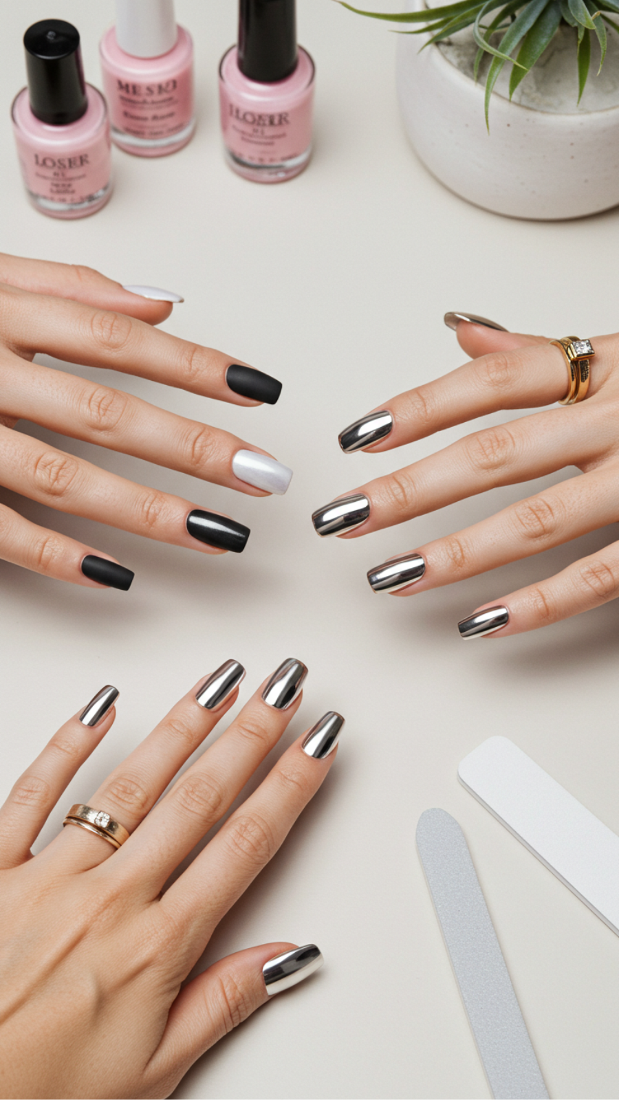 Matte vs. Glossy Chrome Nails: Finding Your Signature Style