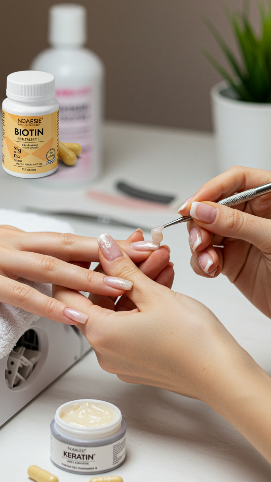 Nail Strengthening Treatments: Keratin vs. Biotin Explained