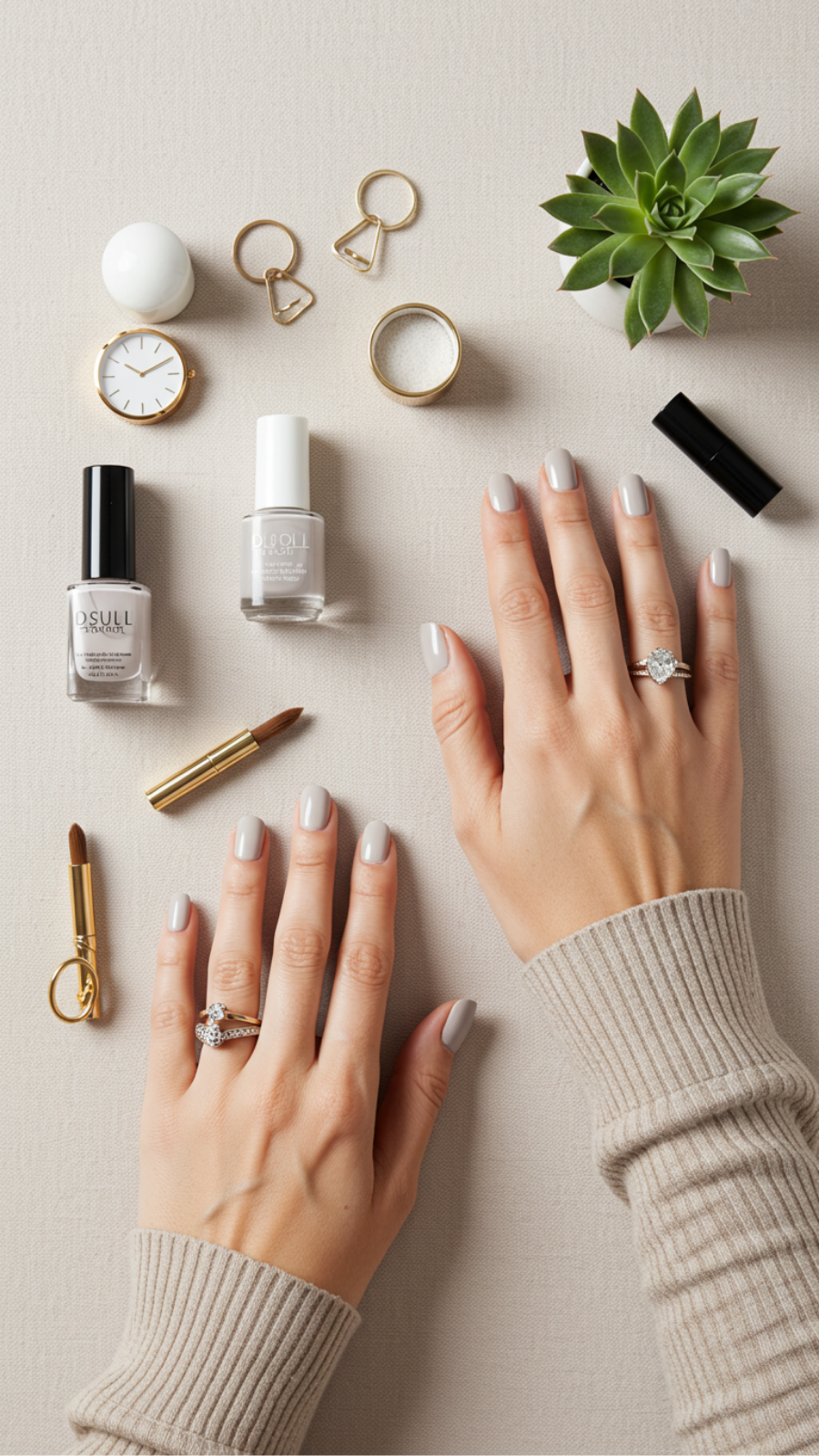 Monochrome Magic: One-Color Nails for Effortless Style