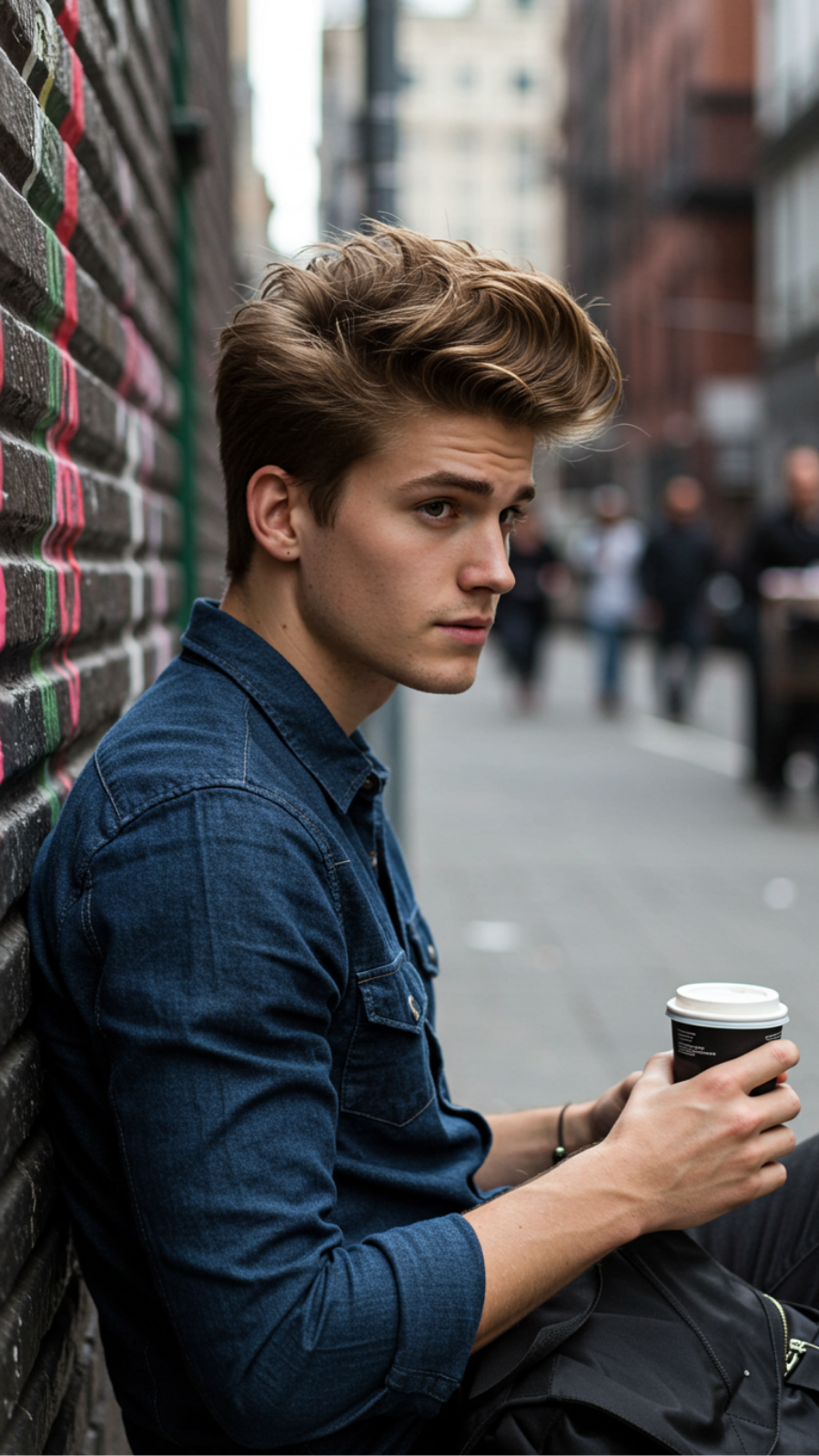 Messy Quiff: Carefree Style That Requires Only a Quick Tweak