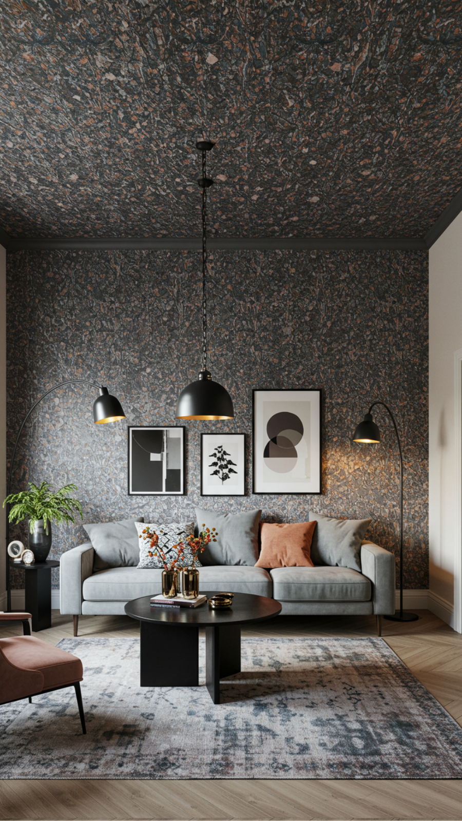 Bold Wallpaper Ceilings: Transforming Spaces with Style and Depth
