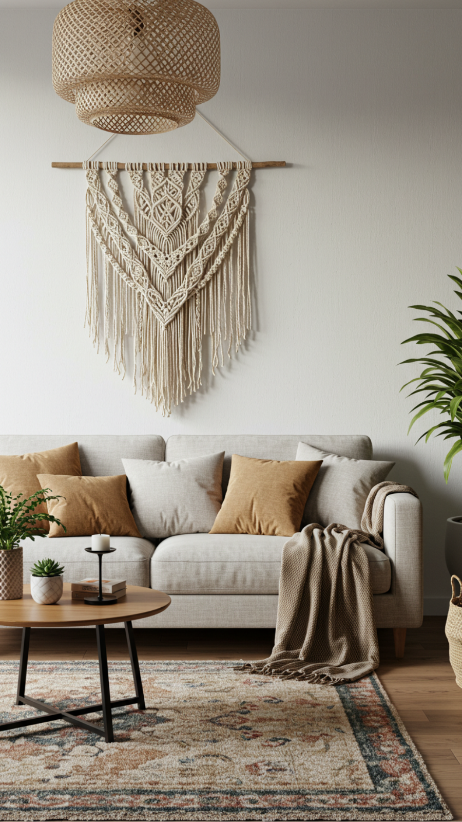 Handcrafted Macrame Wall Hangings for Boho-Chic Living Spaces