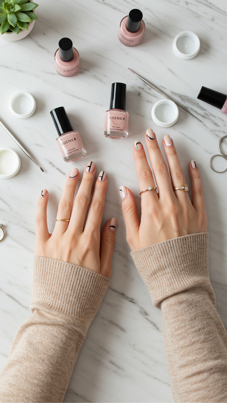 Minimalist Nail Art: Embracing Negative Space for 2023 Trends