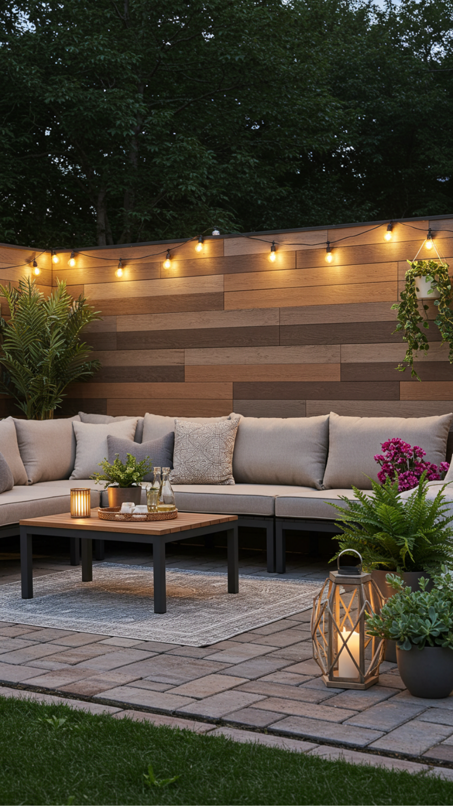 Create an Outdoor Oasis with Weather-Resistant Accent Walls