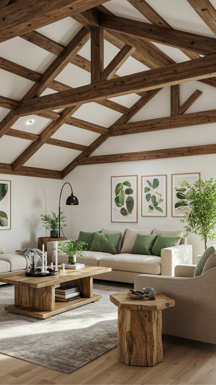 Wood Beams: Rustic Charm Meets Modern Elegance in Ceiling Design