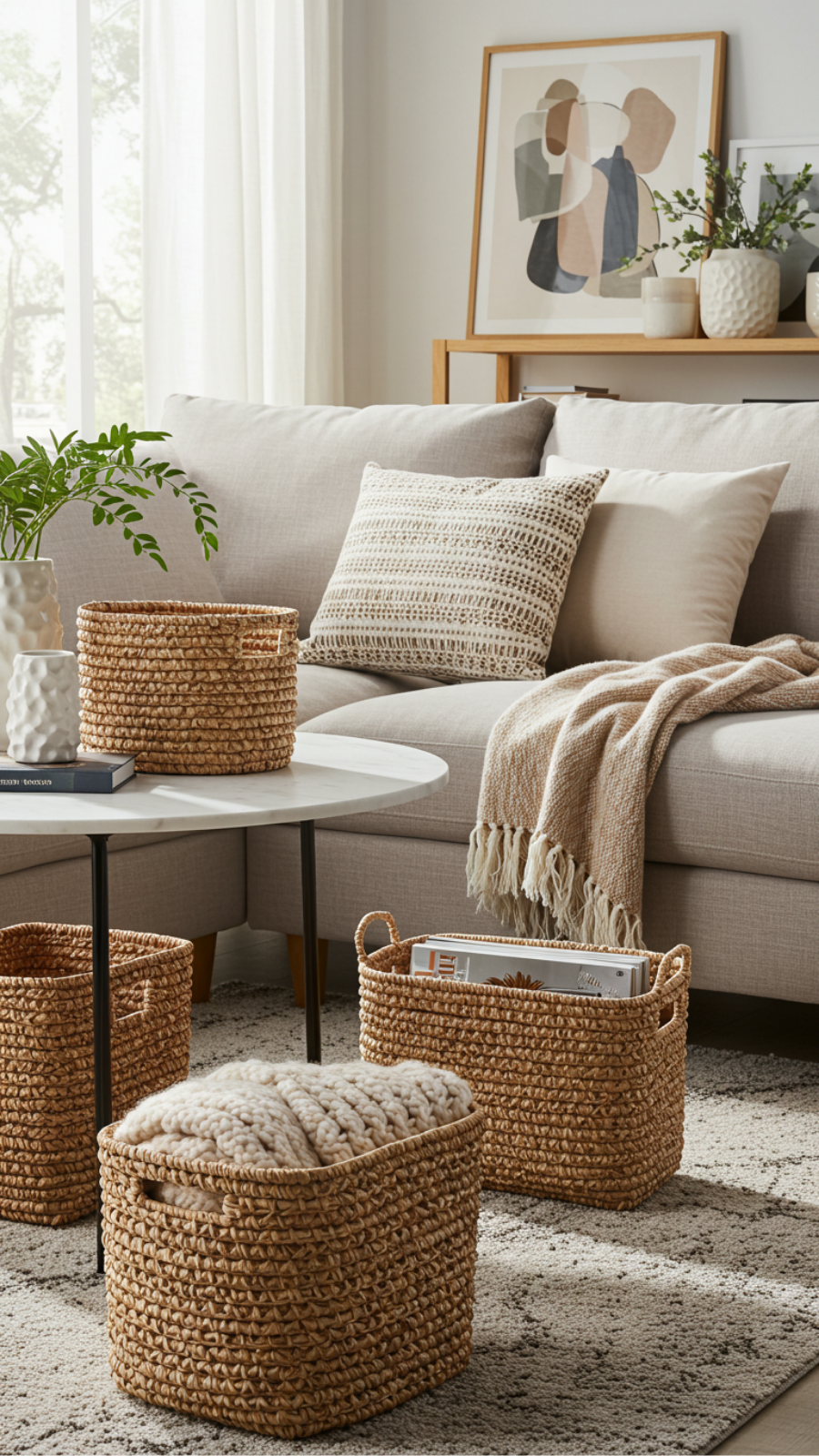 Stylish Storage Solutions: Chic Baskets That Blend with Decor
