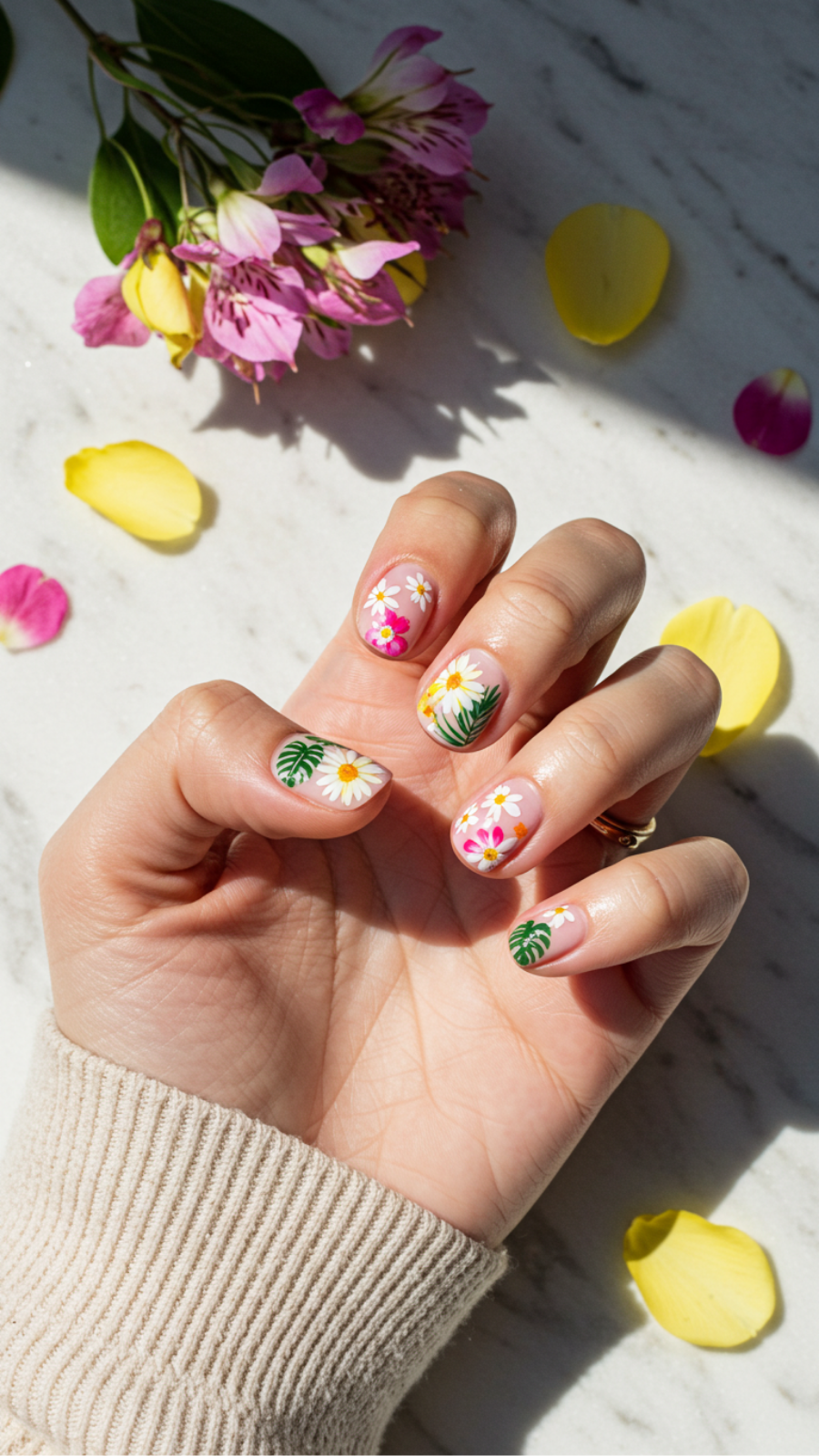 Floral Nail Art: Trending Botanical Patterns for Spring/Summer 2023