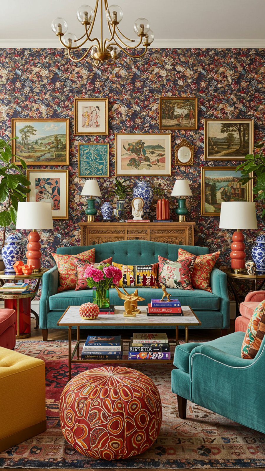 Maximalism Revived: Bold Colors and Patterns for Expressive Spaces