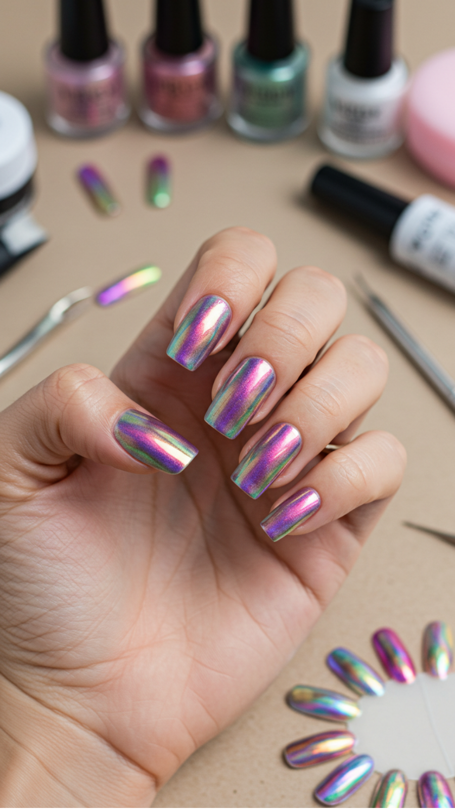 Chromatic Color Shifts: Explore Iridescent Nail Art Techniques