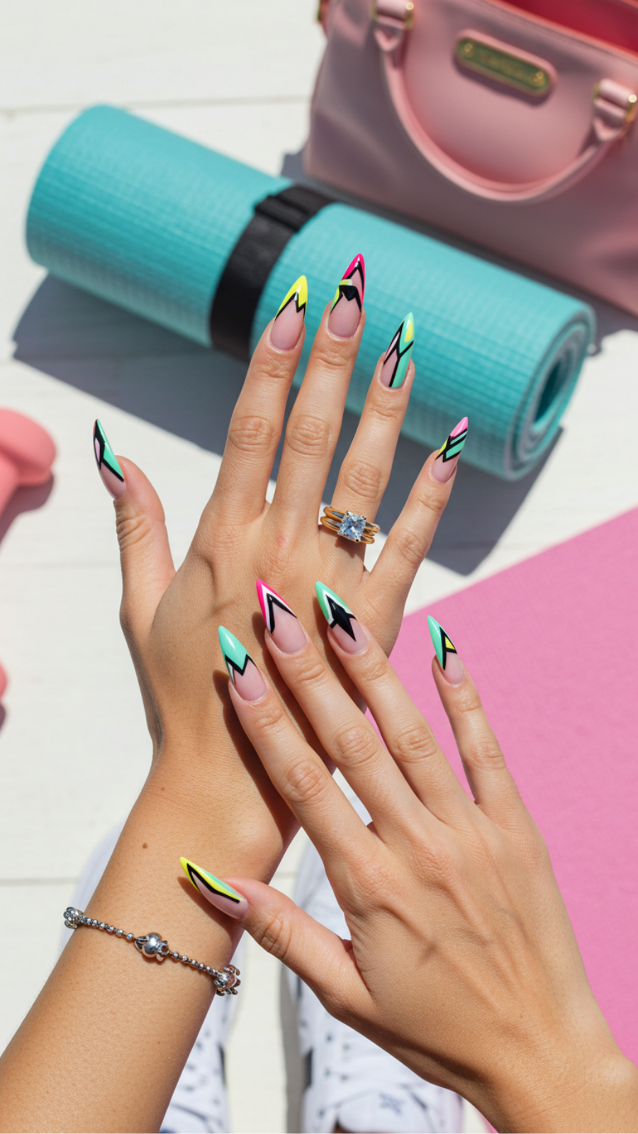 Trendy Stiletto Nails: Elevate Your Active Style Game