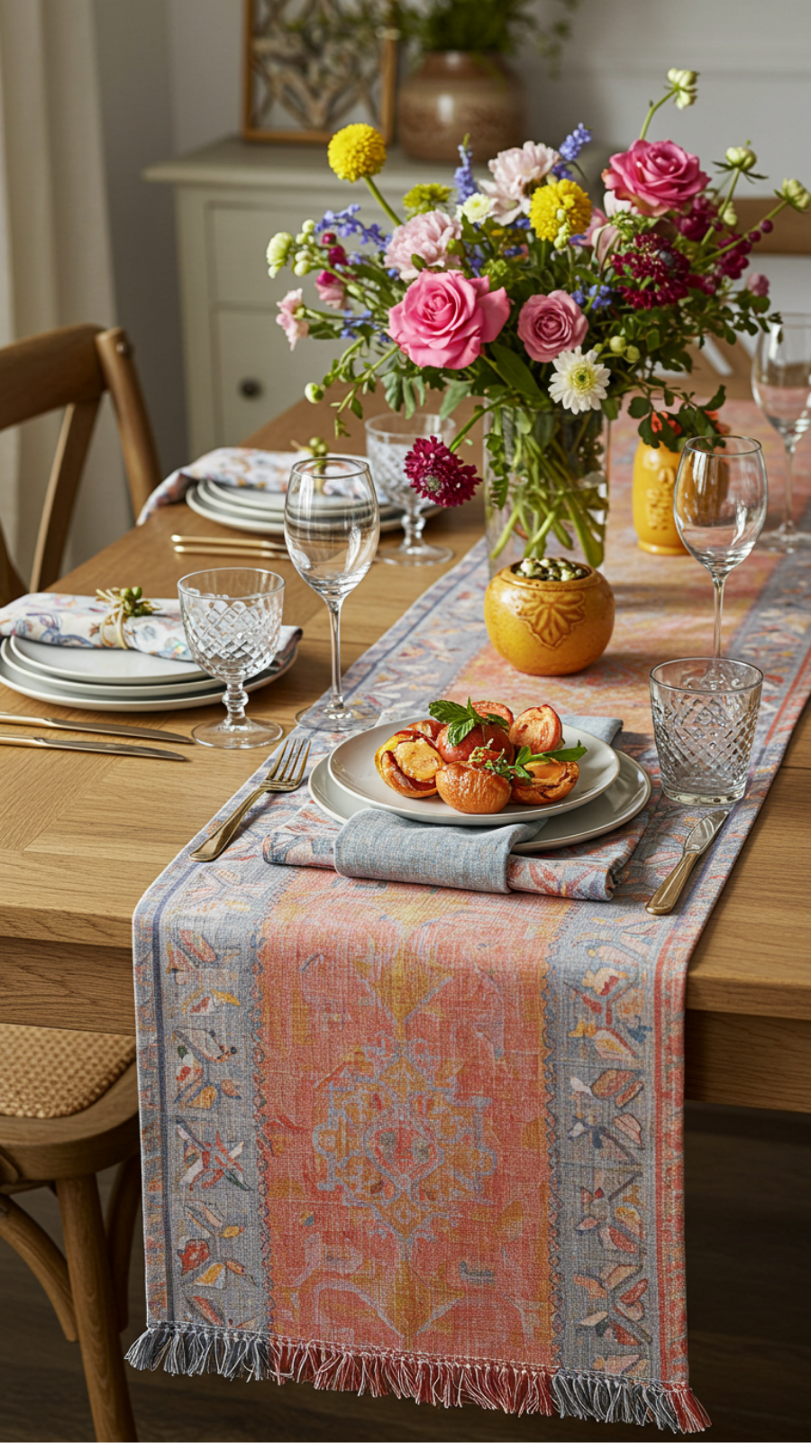 Bespoke Table Runners to Add Color to Dining Experiences