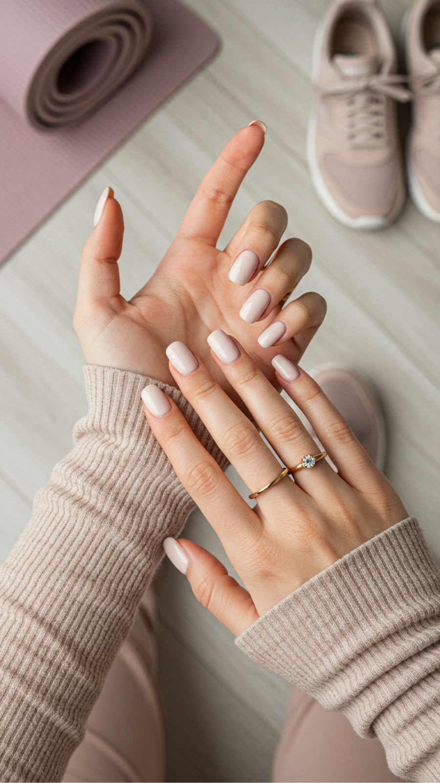 Minimalist Ballerina Nails: Sleek Design for Active Women