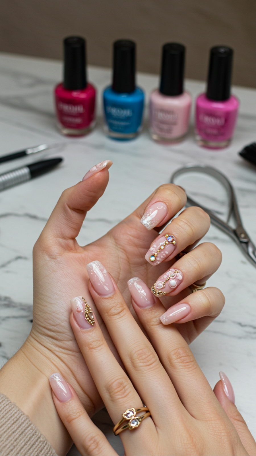 Seasonal Glitter: Sparkle Trends to Brighten Up Your Fall/Winter Nails