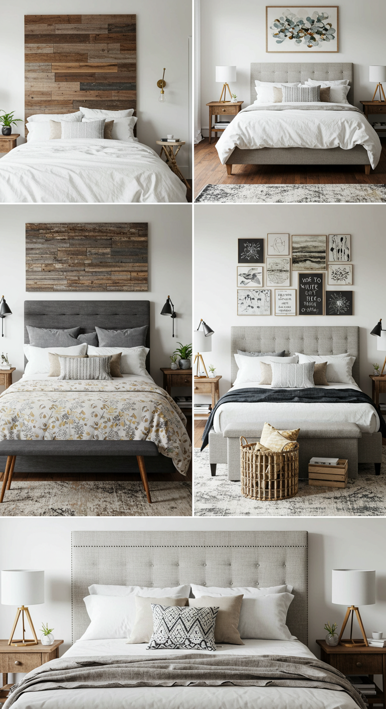 15 Creative Headboard Alternatives for Bedroom Updates