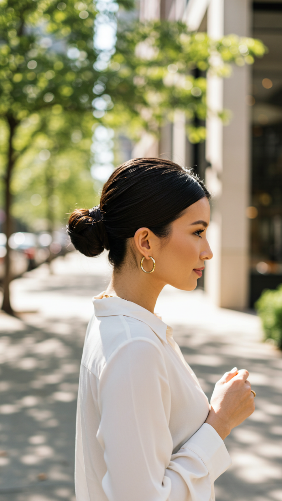 Sleek Low Buns: A Chic Solution to Frizz Control