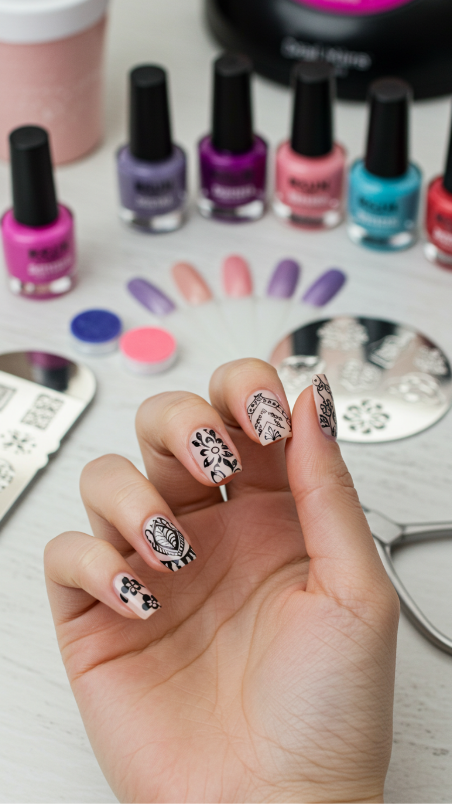 Chic Nail Stamping: Create Intricate Patterns Like a Pro
