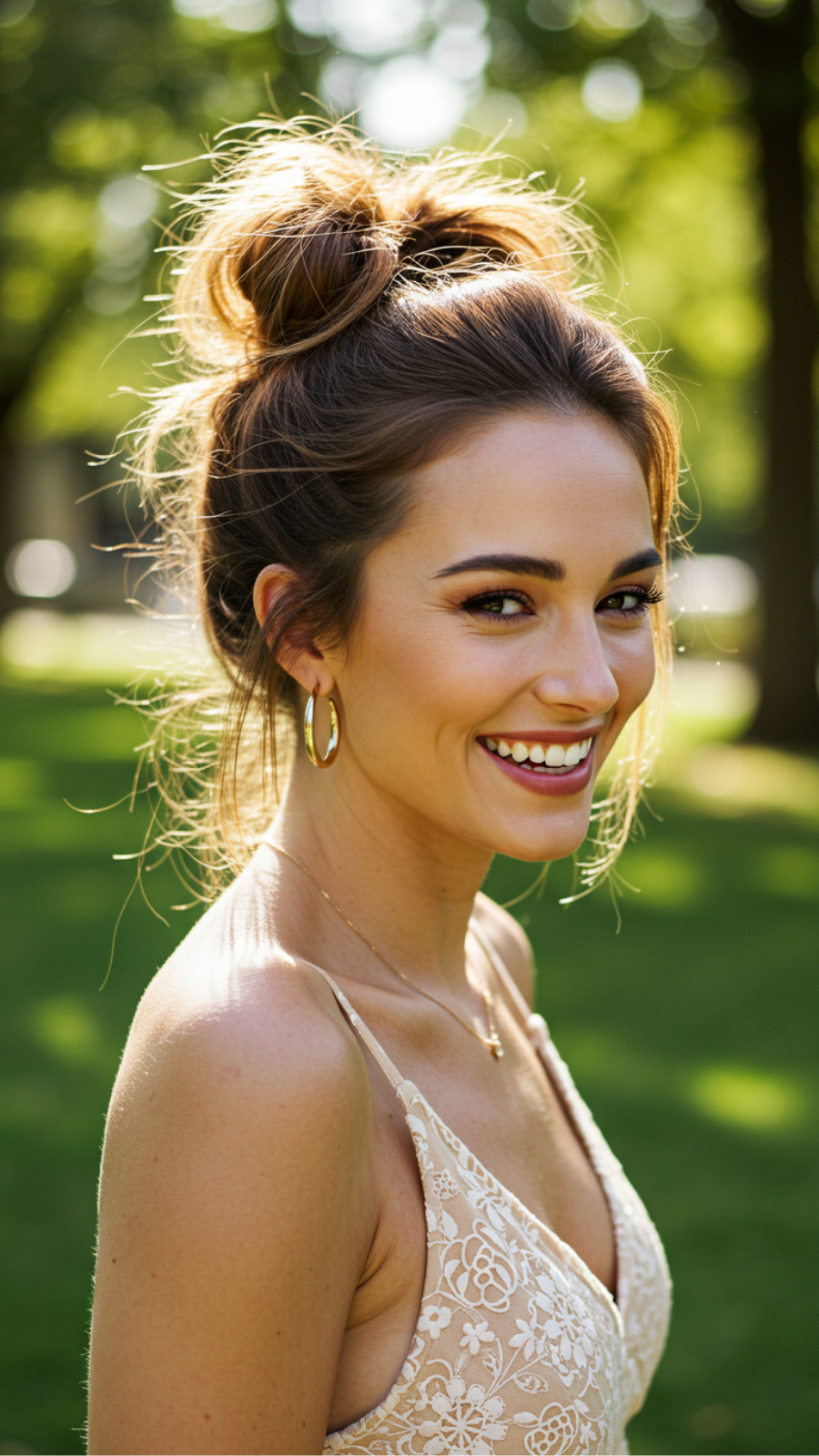 Messy Top Knots: Embrace the Humidity with Style