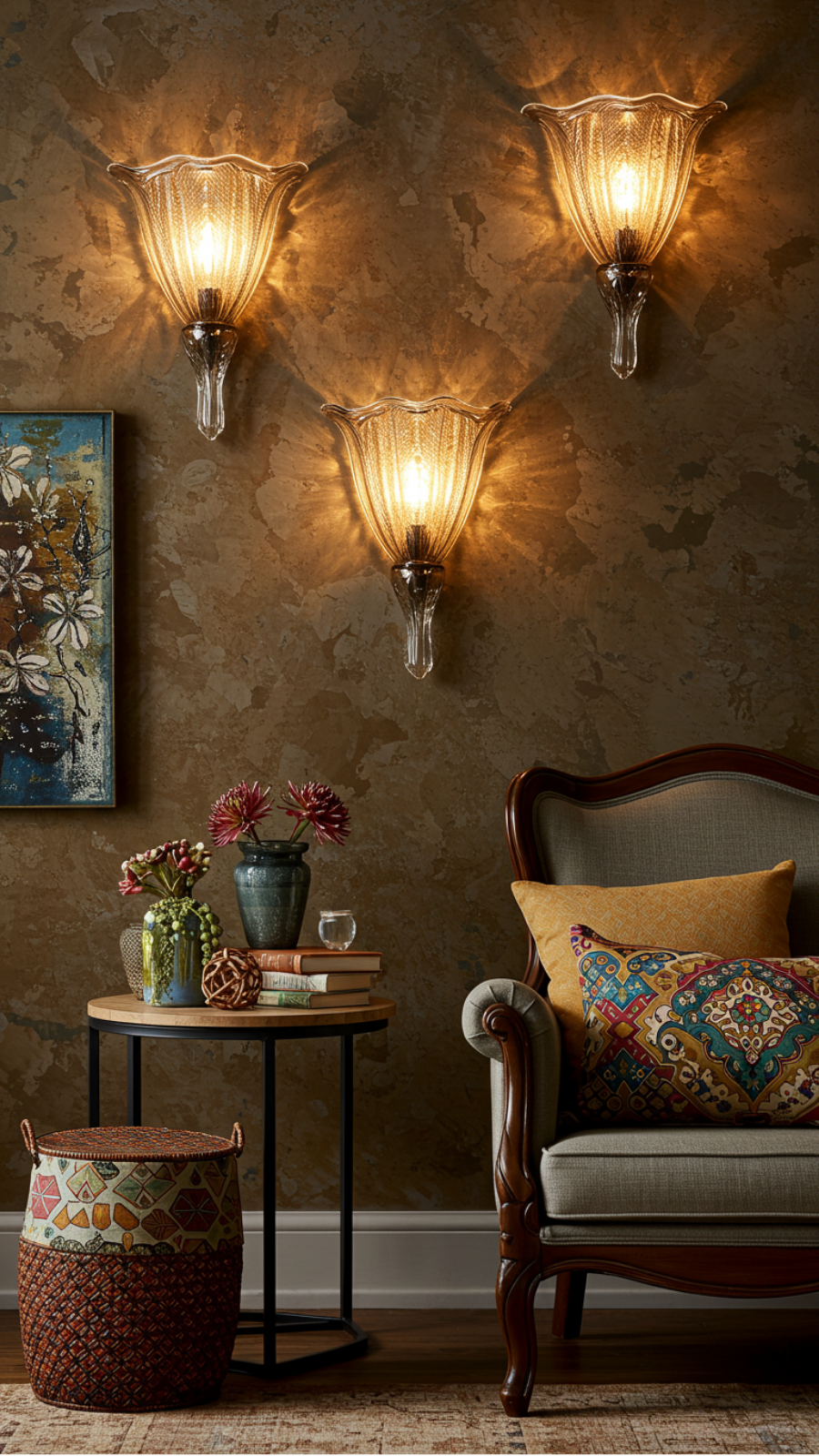 Artisan Glass Blown Sconces for Eclectic Wall Illumination