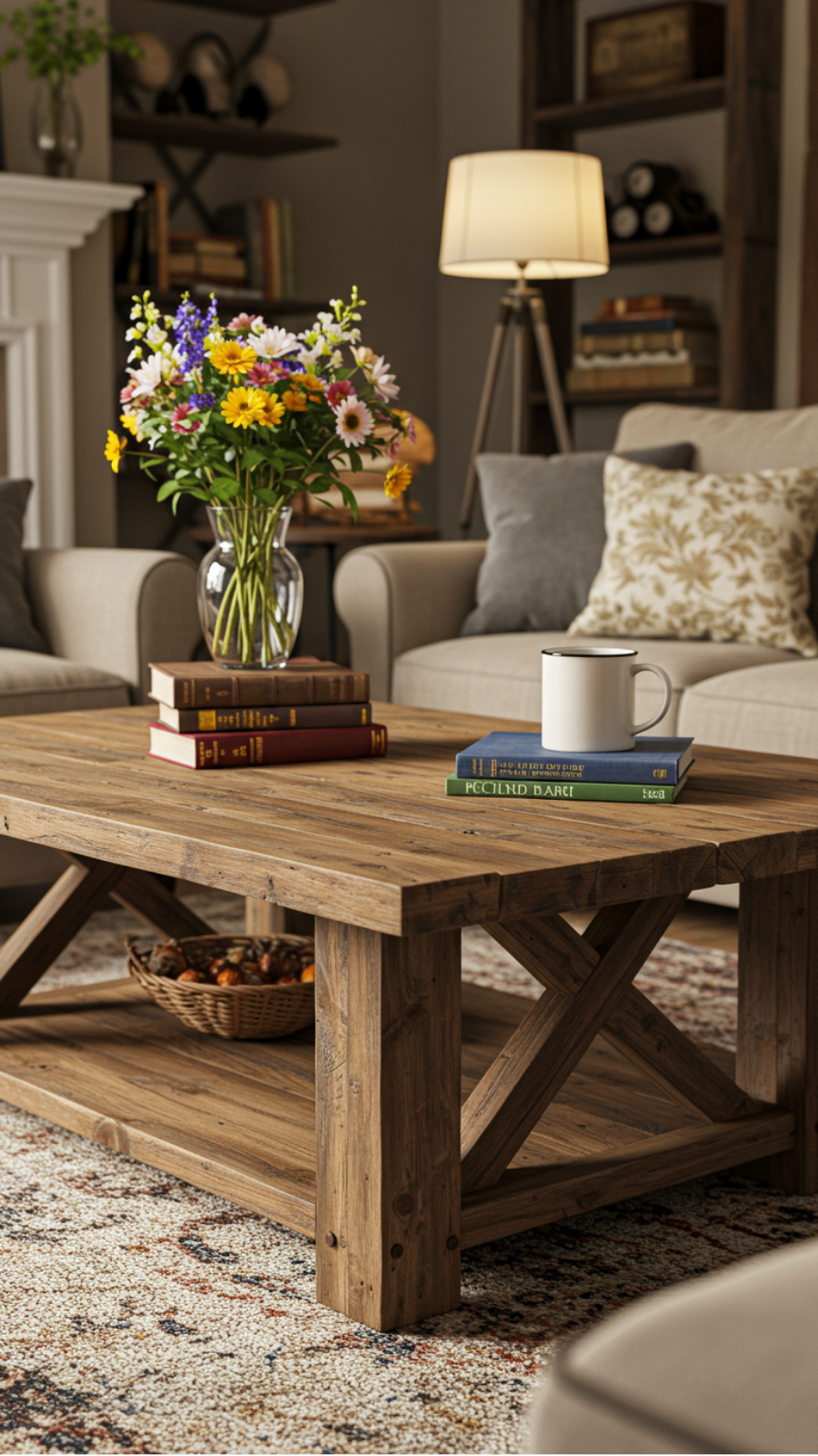 Create a Rustic Coffee Table from Reclaimed Barn Wood