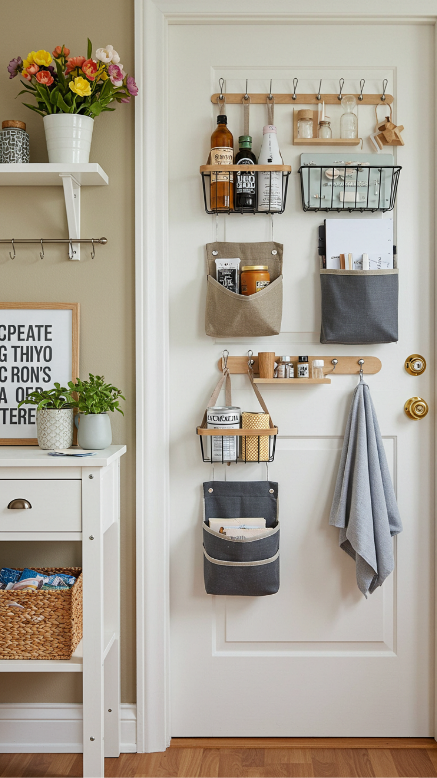 Utilize Door Space: Creative Hanging Organizers for Compact Areas